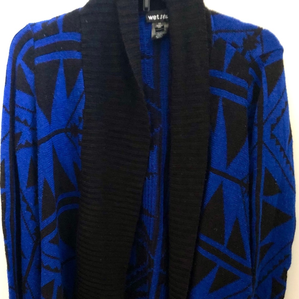Warm knitted cardigan